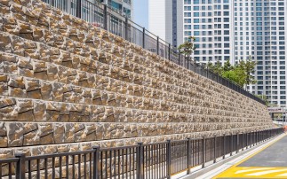 CFGTR 블록식 경관옹벽 중력식