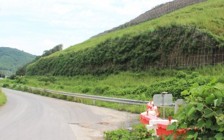 VM 스틸 성토부 식생 옹벽